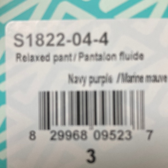 Nano collection girls floral navy pants - Picture 5 of 5